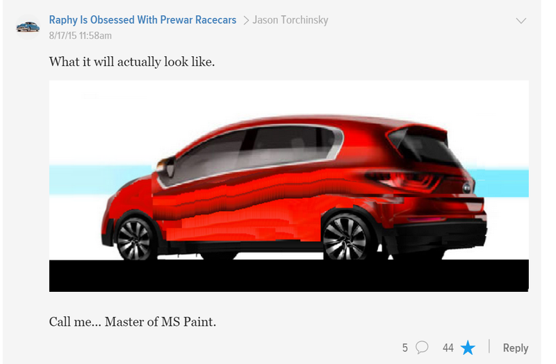 Illustration for article titled Comment Of The Day: Unrealistic Concept Car Standards Edition